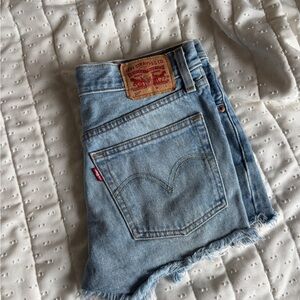Levi's Light Blue Denim Shorts